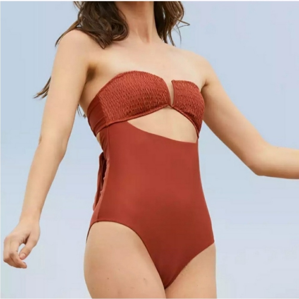 Aerie Rust One Piece Swimsuit